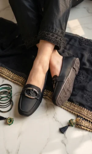 Catwalk Signature Embellished Flat Pump - Best Women's Footwear