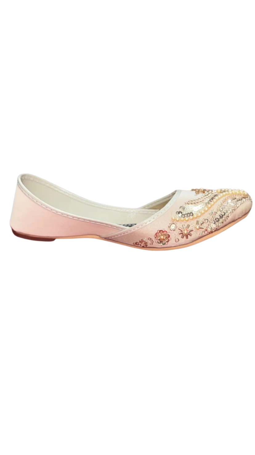 S.B Shoes Women's Premium Embroidered Beaded Khussa
